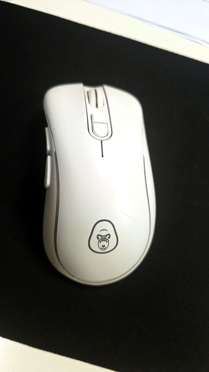 Gorilla Gaming Wireless Gaming Mouse (White)
